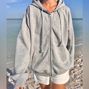 Brandy Melville Christy Hoodie Zip Up